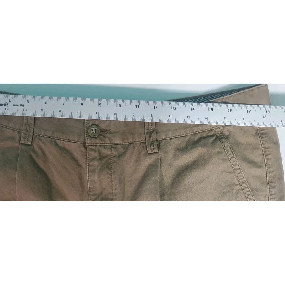 Jarwan Mens Pants Brown‎ 38 Chino Cotton Spandex Preppy Nautical